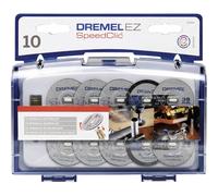 Dremel 690 EZ SpeedClic Cutting Wheels Set - Accessory Kit with 10 Rotary Tool Cutting Discs and Mandrel
