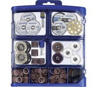 Dremel 725 EZ SpeedClic Accessory Set - 70 Rotary Tool Accessories for Cutting, Sanding, Cleaning and Polishing