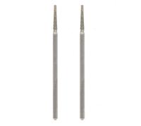 Dremel 7134 Diamond Flat Head Points, Accessory Set 2-pack with 2.0 mm Bits for Engraving, Carving and Cutting
