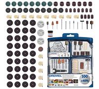 Dremel 723 EZ SpeedClic Accessory Set - 100 Rotary Tool Accessories for Cutting, Carving, Sanding, Cleaning, Grinding, Polishing, Sharpening, 2615S723JA