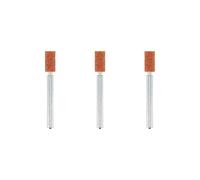 Dremel 8153 Aluminium Oxide Grinding Stones Accessory Set, 3 Cylindrical Grinding Stones for Grinding and Sharpening Metals (4,8 mm)