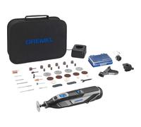Dremel 8240 Cordless Rotary Tool 12V 2Ah Lithium-ion Battery, Multitool Kit with 3 Attachments, 45 Accessories, Variable Speed 5.000-35.000 RPM and Quick Charge Time
