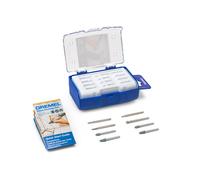 Dremel 682 Glass Etching Set, Accessory Kit with 8 Rotary Tool Accessories for Etching and Engraving in Glass