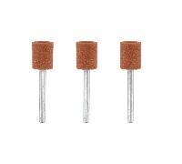 Dremel 952 Aluminium Oxide Grinding Stones Accessory Set, 3 Cone-shaped Grinding Stones for Grinding and Sharpening Metals (9,5 mm)