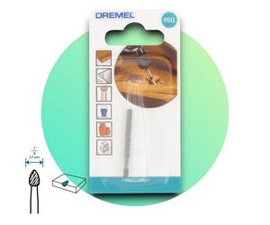 Dremel 9911 Small Pine Cone Tungsten Carbide Cutter Egg Tip 3.2 mm - 2615991132