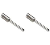 Dremel Accessory 654 Router Bit HSS - 6.4 mm Rotary Tool Accessory for Inlaying and Routing (Pack of 2)