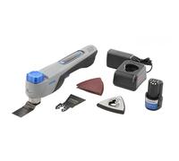 Dremel Blueprint 12V Brushless Oscillating Multi-Tool with Application Selector and Variable Speed (Kit with Cutting and Scrapping Blade, 6 Sanding Papers, Sanding Pad, Charger and Battery)