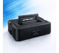 Dremel Black Box Tool Storage with 6 Dividers and Accessory Holder, Customisable DIY Organizer for Rotary Tools Accessories, Small Tools, Compact & Stackable Storage System