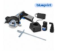 Dremel Blueprint 12V Cordless Compact Circular Saw Brushless with Laser Line Guide, Guide for Bevel Cuts, 1 Multi-Material Saw Blade, 1x 2.0 Ah Battery, Fast Charger