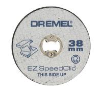 Dremel EZ SpeedClic SC456 Metal Cutting Wheel 5-pack, 5 Cutting Wheels with 38 mm Cutting Diameter for Rotary Tool