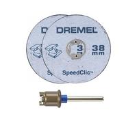 DREMEL ® SC406 EZ SpeedClic Mandrel + 2 No Metal Cutting Wheels (2615S406JC)