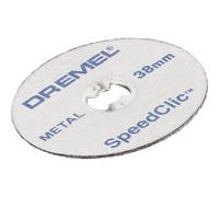 Dremel EZ SpeedClic SC456 Metal Cutting Wheel 14 mm x 38 mm, Gold,Silver
