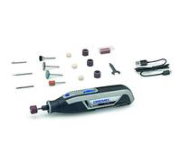 Dremel Lite 7760 Cordless Rotary Tool 3.6 Volt, Multi Tool Kit with 15 Accessories, Variable Speed 8,000-25,000 RPM for Engraving, Grinding, Sharpening, Cleaning and Sanding