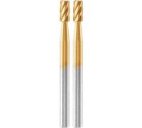 Dremel MAX High Performance Carving Bit (194DM) 2 Titanium Coated High-performance Bits for Carving and Engraving, 3.2mm, Max Life Durability