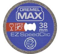 Dremel MAX Diamond Cutting Wheel 38mm (SC545DM) EZ SpeedClic for Masonry | For Slicing Marble, Tile; Enhanced Durability, High Performance Accessory, Rotary Tool Compatible 3,2mm Shank Disc