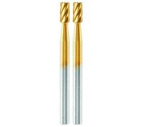 Dremel MAX High Performance Carving Bit (194DM) 2 Titanium Coated High-performance Bits for Carving and Engraving, 3.2mm, Max Life Durability