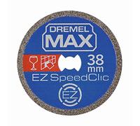 Dremel MAX High Performance Cutting Wheel (SC545DM) Diamond Coated Cutting Disc with EZ SpeedClic System, 38mm, Max Life Durability