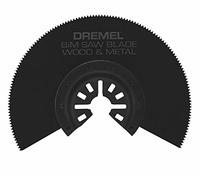 Dremel MM452 Multi-Max Bi-Metal (BiM) Half Moon Oscillating Saw Blade- Oscillating Tool Accessory- Perfect for Cutting Wood and Metal- Universal Quick-Fit System