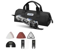 Dremel Multi-Max MM50-02 5 Amp Variable Speed Corded Oscillating Multi Tool Kit with 16 Accessories and Storage Bag - Ideal for Metal & Wood Cutting, Sanding, and Box Cutouts