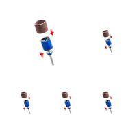 Dremel SC407 EZ SpeedClic Sanding Bands and Mandrel, Set of 2 Sanding Bands 13 mm (Grit 60/120) and 1 EZ SpeedClic Mandrel for Sanding, Shaping and Smoothing Wood and Plastic Materials (Pack of 5)