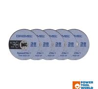 Dremel EZ SpeedClic Thin Cutting Wheels x 5 2615S409JB