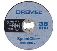 Dremel EZ SpeedClic SC409 Thin Cutting Wheel 5-pack, 5 Cutting Wheels with 38mm Cutting Diameter for Rotary Tools