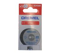 Dremel SC456B EZ SpeedClic 38mm Metal Cutting Wheels Pack of 12 - 2615S456JD