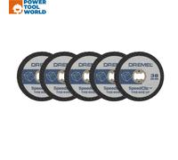 Dremel SC476 EZ SpeedClic Plastic Cutting Wheels 38mm x5 Pcs 2615S476JB