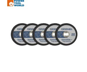 Dremel SC476 EZ SpeedClic Plastic Cutting Wheels 38mm x5 Pcs 2615S476JB