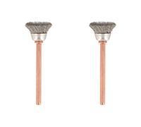 Dremel 13mm Stainless Steel Cup Brush with 3.2mm Shank Ref No.531, Pack of 2