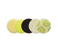 Dremel Versa 5-Pack Scrub Daddy Cleaning Sponge Pads Variety Pack for Multi-Surface Cleaning for use in Kitchen Household and Bathroom - Compa