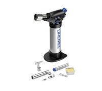 Dremel Versaflame 2200 Stationary Butane Gas Burner, Cordless Mini Blow Torch and Heat Gun for Soldering, Pipe Bending, Welding, Shrinking
