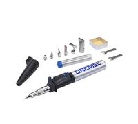 Dremel Versatip 2000 Mini Cordless Soldering Iron Butane Pyrography Pen Kit | with 7 Accessories for Hot Cutting, Welding, Shrinking, Wood Burning, Jewellery Making, Paint Removal, Arts and Crafts