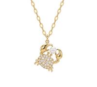 Dremmy Studios Gold Necklace for Women 14K Gold Plated Boho Summer Beach Coast Pendant Necklaces for Women Holiday Summer Jewelry Gift, 19.7"+1.96" extender chain, Brass, No Gemstone