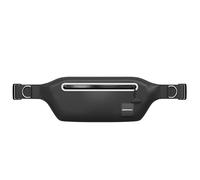 Drench 100% Underwater Waterproof Bum Bag. Waist Pack. Submersible Waterproof Phone Pouch. Dry Bag for Swimming & Snorkelling. Underwater Phone case. (Black with 2 Rings)