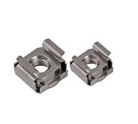 Dreneco M8 Cage Nut, Cage Rack Fixing Captive Nuts, For Rack Mount Equipment, Stainless Steel