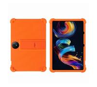 DRENGE Cover Compatible with TCL NXTPAPER 11 Plus 11.5 inch Tablet Case Soft Silicone Adjustable Stand Shockproof Kids Friendly(Orange)