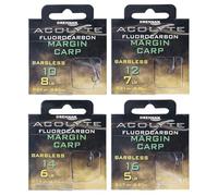 Drennan Acolyte Margin Carp Hooks to Fluorocarbon Barbless (Size 12)