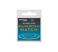 Drennan Barbless Silverfish Match Hooks - Size 14
