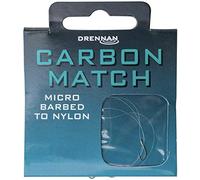 Drennan Carbon Match Hooks To Nylon - Size 18 to 2lb