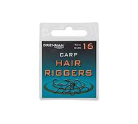 Drennan Carp Hair Riggers coarse fishing hooks size 14 qty10 c/o Reelfishing