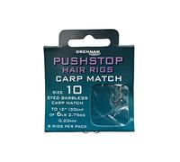 DRENNAN CARP MATCH QUICKSTOP HAIR RIGS SIZE 12 - HNQCMA012