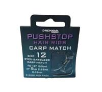 DRENNAN CARP MATCH QUICKSTOP HAIR RIGS SIZE 12 - HNQCMA012