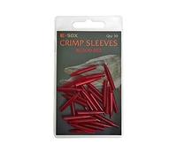 Drennan E-Sox Crimp Sleeves For Pike Fishing Pack Of 30: Blood Red