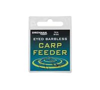 Drennan Eyed Barbless Carp Feeder Hooks - Size 20