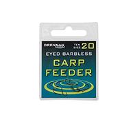 Drennan Eyed Barbless Carp Feeder Hooks - Size 8