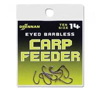 Drennan Eyed Barbless Carp Feeder Size 16 Qty 10