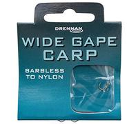 Drennan Wide Gape Carp Hooks To Nylon - Size 18 to 4lb