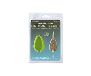 Drennan In-Line Flat Method Feeder & Mould - Small 15g