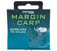 (Size 16 to 6lb) Drennan Margin Carp Barbless Hooks to Nylon